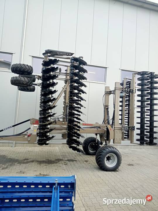 Brona talerzowa hydrauliczna ciężka BTHC RolEx nieuszkodzony Rogóźno