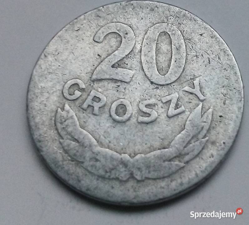 POLSKA20 GROSZY1949 r bz AL Numizmatyka mazowieckie Legionowo