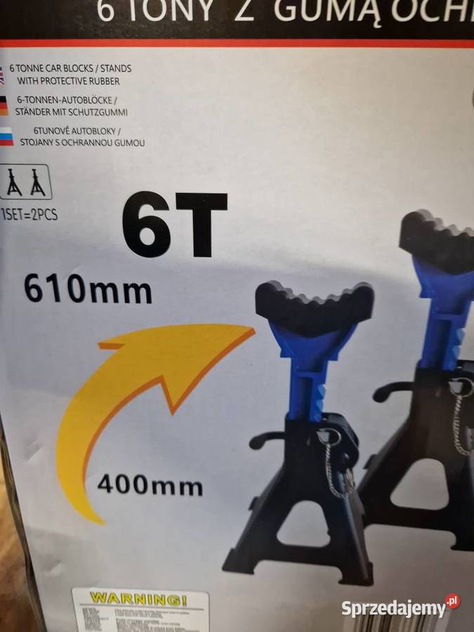 2X KOBYŁKI 6T PODSTAWKI WARSZTATOWE PODPORY Z Głogowa