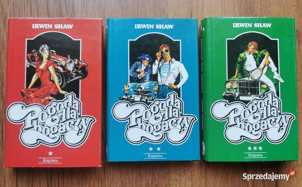 Irwin Shaw Pogoda bogaczy 3 części śląskie Lędziny sprzedam