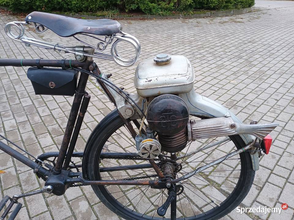 Rower Adler z silnikiem BFC zabytkowy Rarytas Rok produkcji 1952