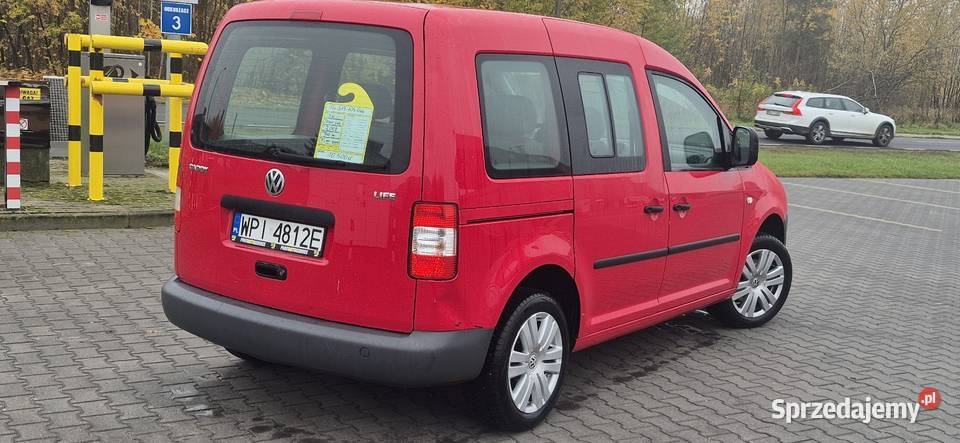 VW Caddy Life 14 MPI 2008r 2x drzwi przesuwne 5 mazowieckie Nasielsk