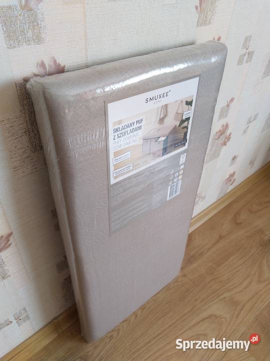 NAJTANIEJ Składany Puf Ze Schowkami 3 Szufladami Pufy i podnóżki