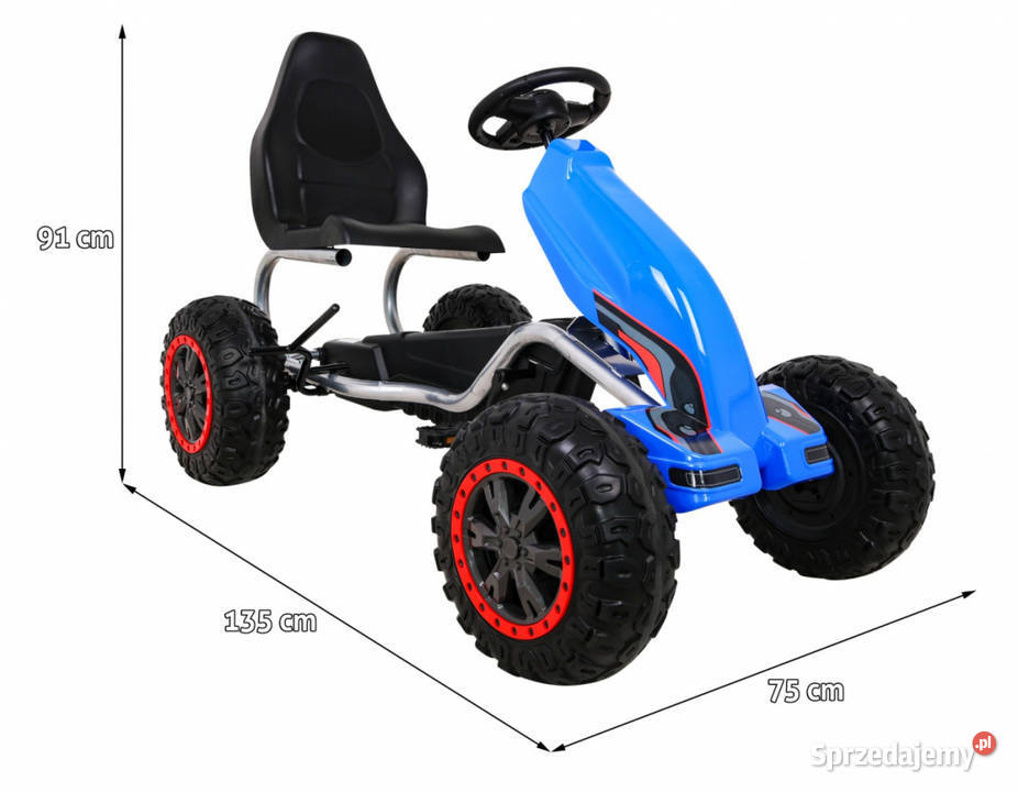 BAWIBUS DUŻY GOKART STRONG NA PEDAŁY dzieci Myszków sprzedam