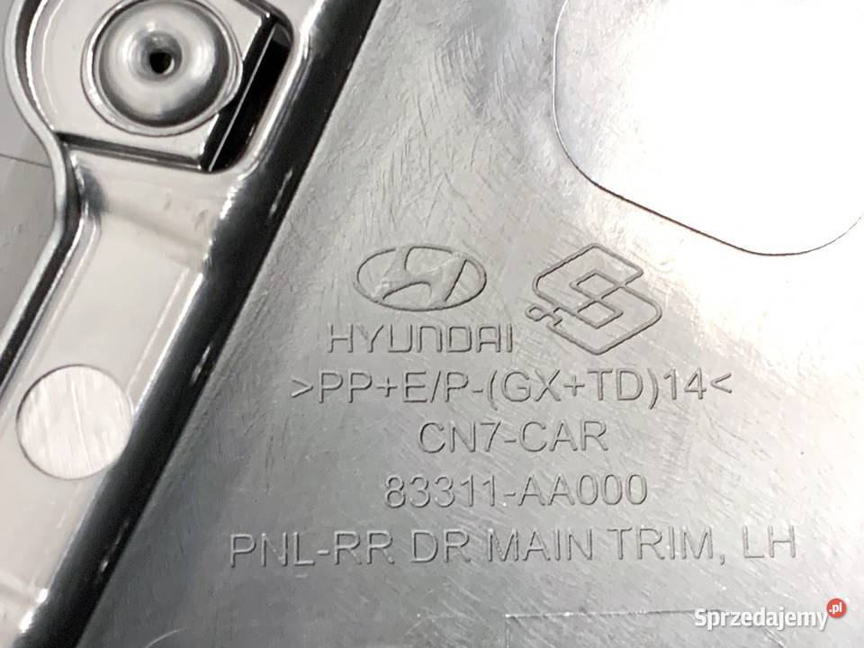 BOCZEK DRZWI LEWY TYŁ HYUNDAI ELANTRA VII podkarpackie