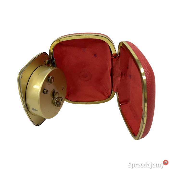 Vintage budzik podróżny EUROPA lata Warszawa