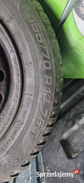 Koła opony wielosezon zimą 15570R13 75T nowe wielkopolskie Jarocin