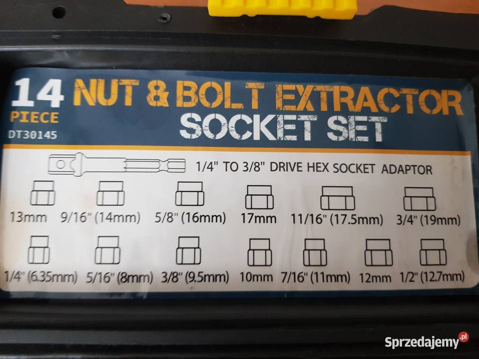 Zestaw do odkrecania uszkodzonych śrub Bełchatów