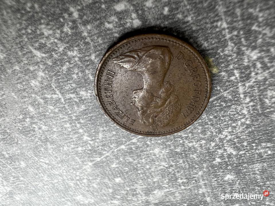 Moneta Penny 1 z 1977 Elizabeth II Wielka podkarpackie Jasło sprzedam