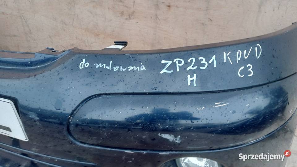 CITROEN C3 I ZDERZAK PRZÓD KPUD HALOGEN