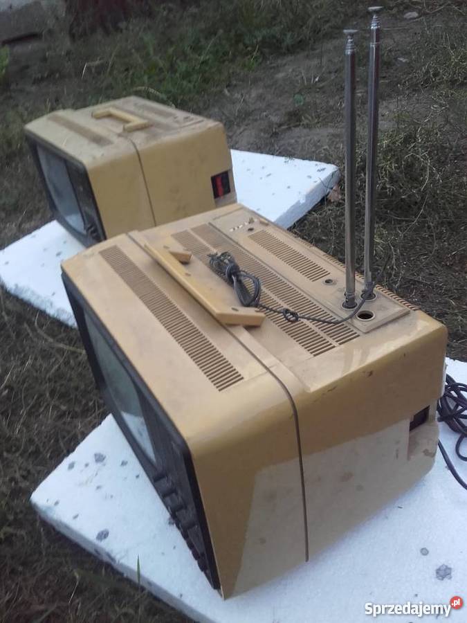 Stary kineskopowy telewizor Elektonika C 431 i C Kineskopowy Włocławek
