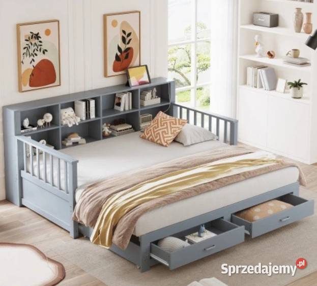Sofa z łóżkiem Łóżko wysuwane 90180x190 Łóżka i materace