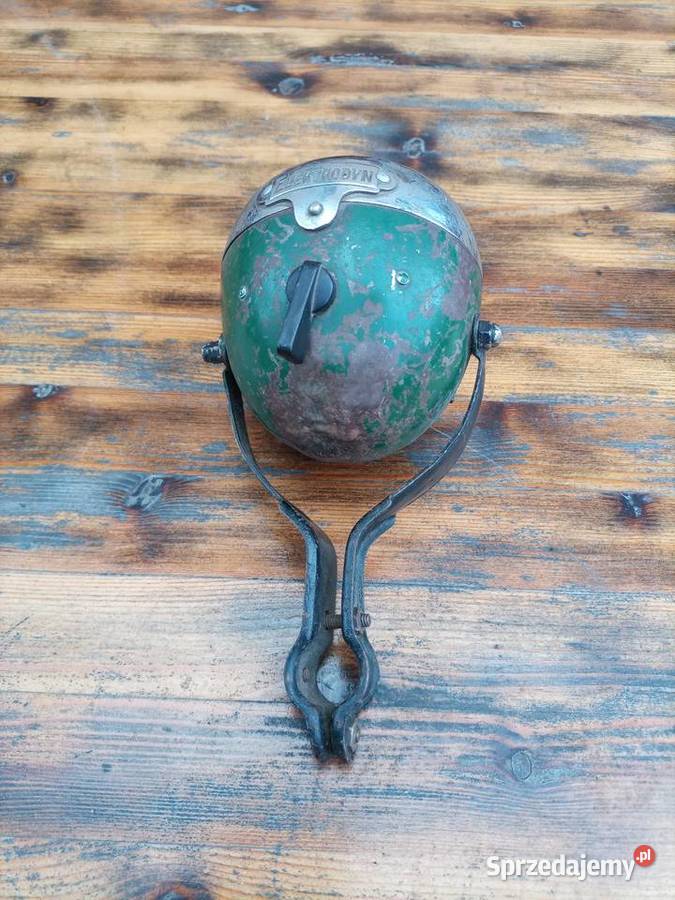 Przedwojenna Polska Lampa Rowerowa Rotodyn wielkopolskie Konin