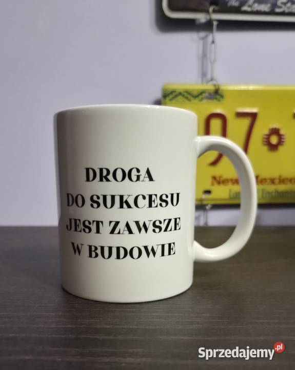 Kubek z tekstem motywującym Droga do sukcesu Kraków