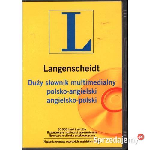 Langenscheidt Duży Słownik Multimedialny EN EN sprzedam