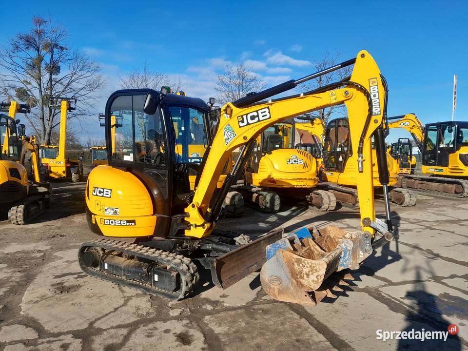 JCB 8026 2023R MINIKOPARKA 8030 8025 BOBCAT CAT Koparki Krotoszyn