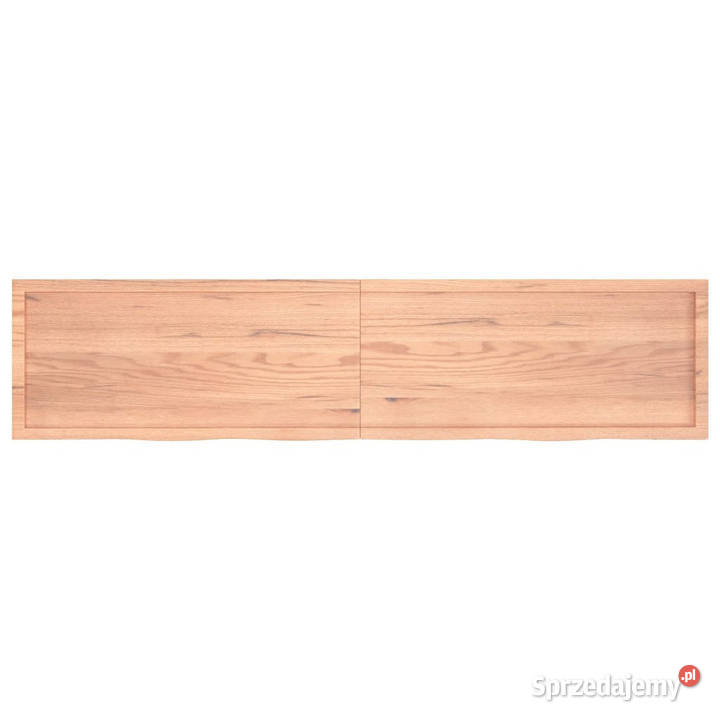 Blat do stołu jasnobrązowy 220x50x26 lite drewno sprzedam