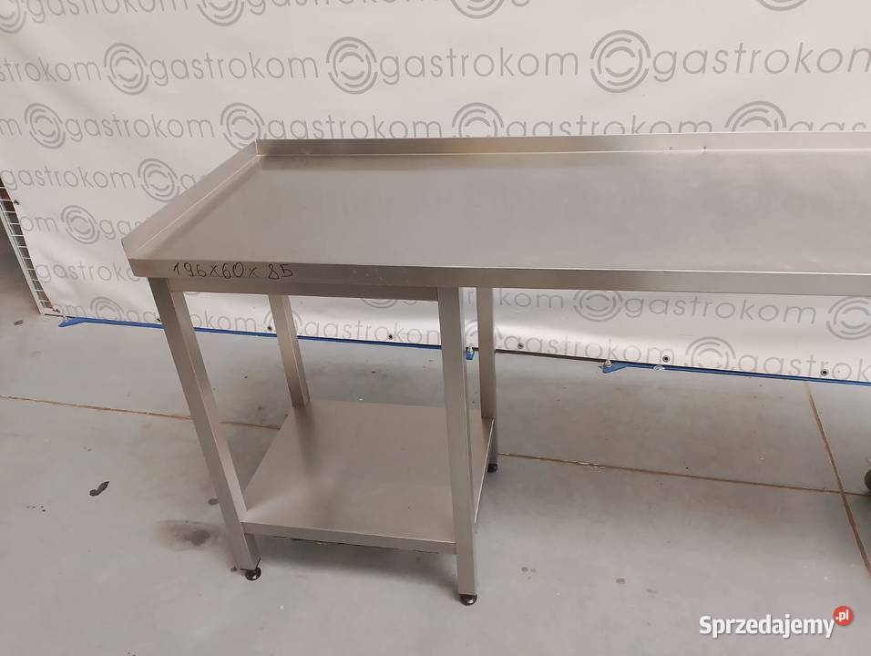 Stół roboczy długi blat do podparcia 196X60x85 Wrocław