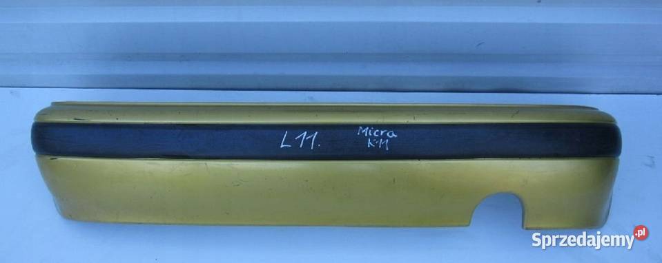 ZDERZAK TYLNY TYŁ NISSAN MICRA K11 PRZED LIFTEM osobowe wielkopolskie Nowy Tomyśl sprzedam