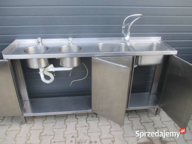 Zlew Gastronomiczny 4 Komorowy Drzwi Otwierane Gastronomia Ostrów Wielkopolski
