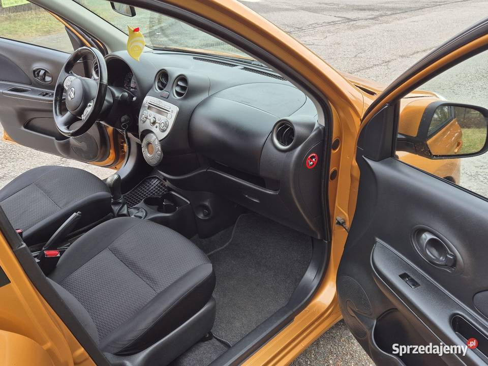 NISSAN MICRA K13 12B OPŁACONY Z NIEMIEC KLIMA złoty Końskie