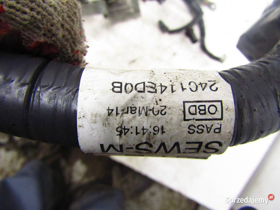 WIĄZKA INSTALACJA SILNIKA 12 DIGT NISSAN QASHQAI Materiały instalacyjne