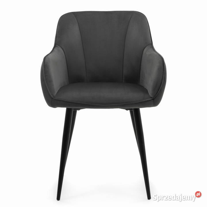 Szare Krzesło Tapicerowane Lago Wysyłka 24H wielkopolskie Tarchały Małe