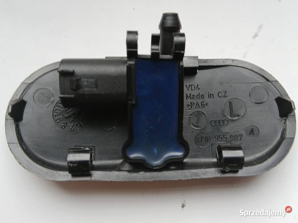 Audi A6 C6 Dysza spryskiwacza Lewa 4F0955987 Wycieraczki i spryskiwacze Szczerbice