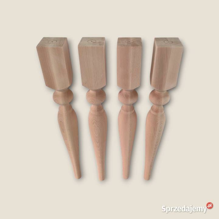 nogi stołowe bukowe noga bukowa toczona 75 stół Bolesławiec