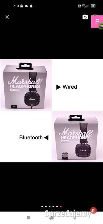 Słuchawki Marshalla Major 2 Szprotawa