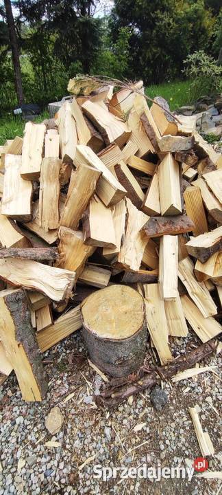 Drewno kominkowe opałowe Buk świerk brzoza Dom i Ogród Pewel Wielka