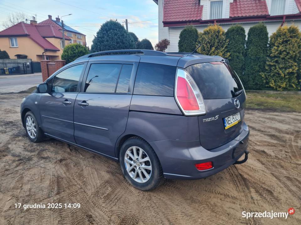 MAZDA 5 ładna 7 osobowa 2008r Grajewo sprzedam