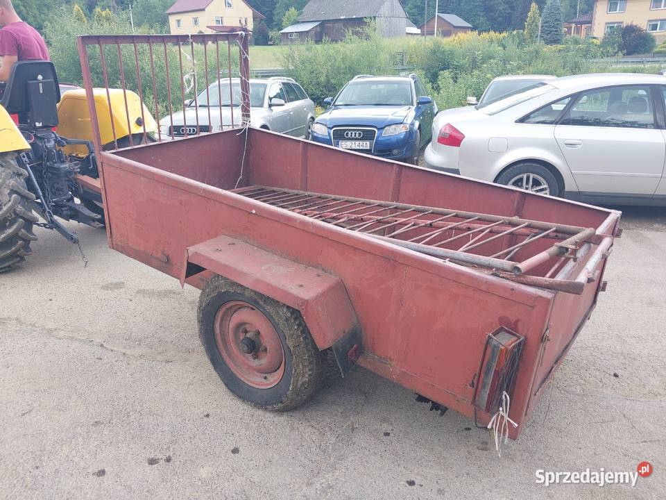 Przyczepka rolnicza 1 osiowa Dwukółka dwukołówka