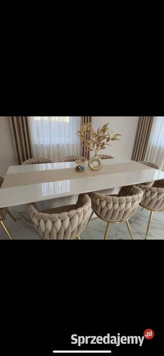 Krzesło plecione bezowe hit Pęcice Małe