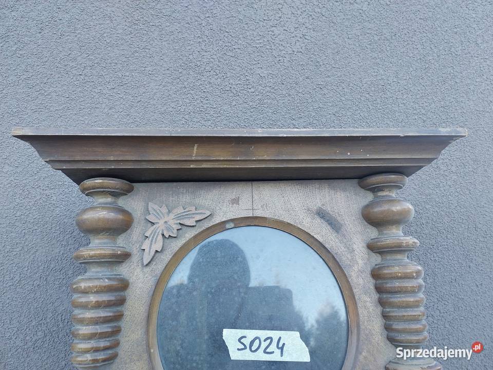 S024 Skrzynia skrzynka obudowa starego zegara Tczew