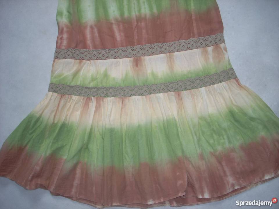 Taranko letnia Sukienka Bawełna Ombre Falbana 36 Nowy Sącz