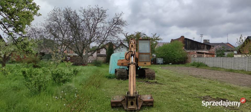 Koparka Waryński K408 z długim ramieniem Nowy Dwór-Parcela
