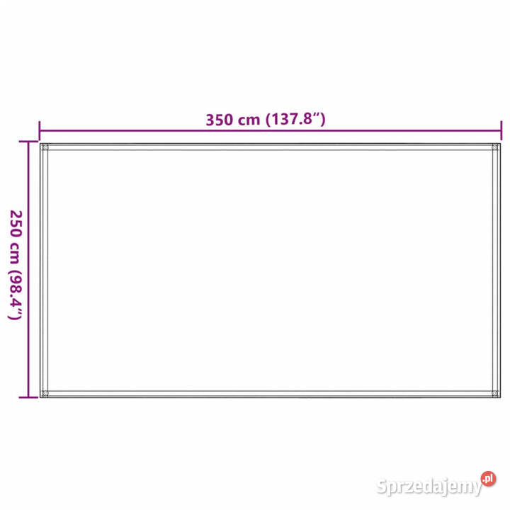 Wykładzina do namiotu 250 x 350 antracytowa Warszawa