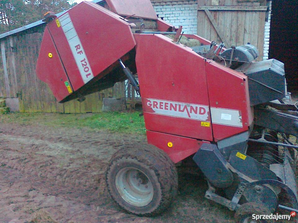 Prasa GREENLAND RF 120 szeroki podbierak stan Łączki