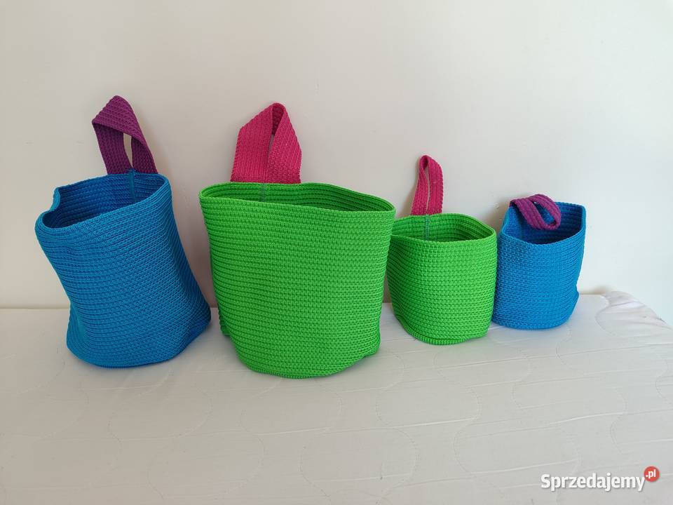 Koszyki plecione Ikea Stickat Organizery