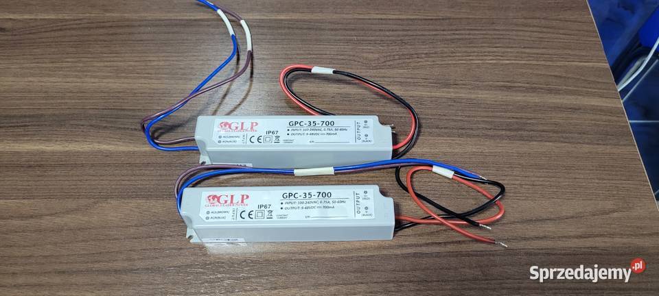 Zasilacz LED wodoodporny GLP GPC35700 34W 700mA Sosnowiec sprzedam
