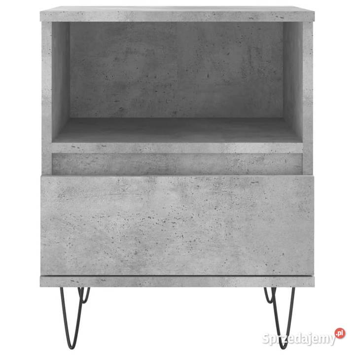 Szafka nocna szarość betonu 40x35x50 WM830628