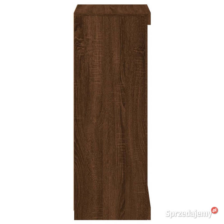 Szafka z oświetleniem LED brązowy dąb 41x37x100