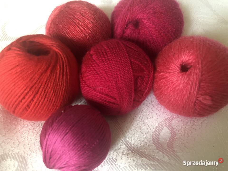 wyprzedaż wełnawłóczkabawełna resztki waga Zegrze