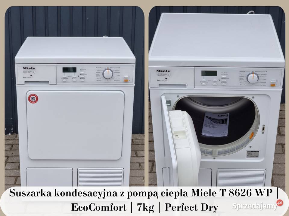 Suszarka kondesacyjna z pompą ciepła Miele T wolnostojące Wrocław
