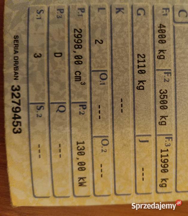 LAWETA DMC 1190 ciagnik siodłowy ogrzewanie postojowe