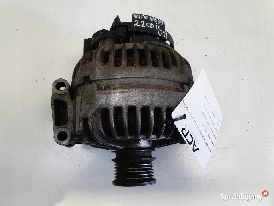 ALTERNATOR Mercedes Vito W639 22 CDI 200A Układ elektryczny silnika Chełm