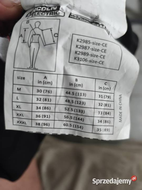 Kurtka spawalnicza Lincoln Electic Red Line pomorskie Orle