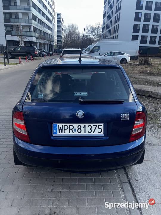 Skoda Fabia LIFT 2007 14 MPI nieuszkodzony mazowieckie Warszawa sprzedam