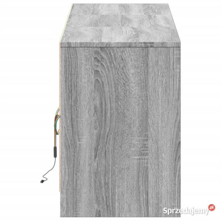 Szafka pod TV z LED szary dąb sonoma 180x34x50 Warszawa